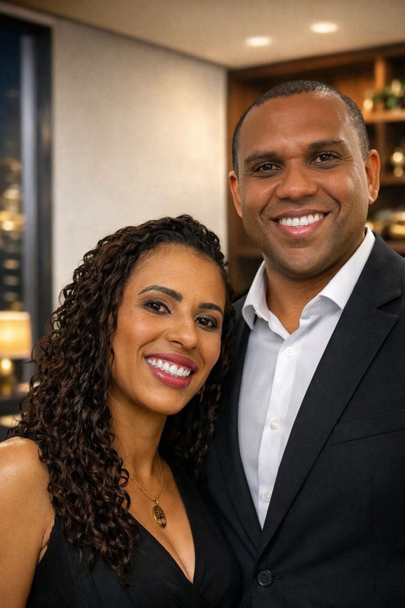 Agnaldo e sua esposa — representantes da AG Music Center
